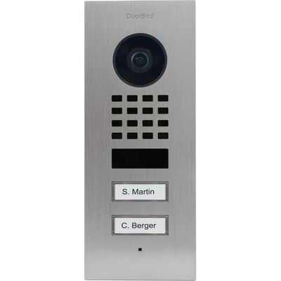 DoorBird D1102V - Edelstahl IP-Video-Gegensprechanlage DoorBird D1102V - Edelstahl IP-Video-Gegensprechanlage