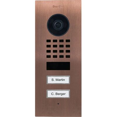 DoorBird D1102V Brushed Steel Video-Gegensprechanlage - Türtyp DoorBird D1102V Brushed Steel Video-Gegensprechanlage - Türtyp