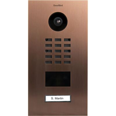 DoorBird D2101BV Video-Gegensprechanlage in gebürstetem Edelstahl - Video Gegensprechanlage DoorBird D2101BV Video-Gegensprechanlage in gebürstetem Edelstahl - Video Gegensprechanlage