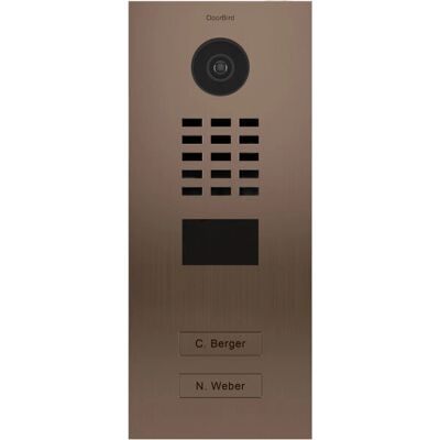 DoorBird D2102BV Bronze Video-Gegensprechanlage - DoorBird DoorBird D2102BV Bronze Video-Gegensprechanlage - DoorBird