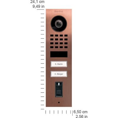 DoorBird D1102FV Video Türsprechanlage - Bronze DoorBird D1102FV Video Türsprechanlage - Bronze