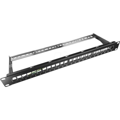 TTL NETWORK - TTL 1800-24B - 24 Keystone - 1U 19'' - Patchpanel TTL NETWORK - TTL 1800-24B - 24 Keystone - 1U 19'' - Patchpanel