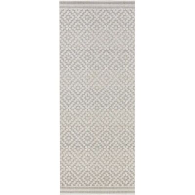 NORTHRUGS Gray Geometric Indoor & Outdoor Rug - 80x200cm, Weatherproof, Durable NORTHRUGS Gray Geometric Indoor & Outdoor Rug - 80x200cm, Weatherproof, Durable