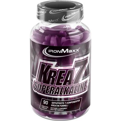 IronMaxx Krea7 Superalkalische Kreatin-Tabletten – 90 Stück IronMaxx Krea7 Superalkalische Kreatin-Tabletten – 90 Stück