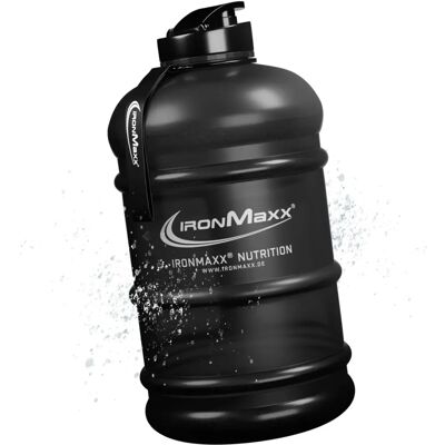 IronMaxx Bottiglia d'acqua - Nera - Opaca - 2200 ml - Bottiglia d'acqua IronMaxx Bottiglia d'acqua - Nera - Opaca - 2200 ml - Bottiglia d'acqua