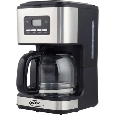 Elta KME-900.15TS Cafetière - Minuterie, 1,5L, Argent - Publicité Elta KME-900.15TS Cafetière - Minuterie, 1,5L, Argent - Publicité