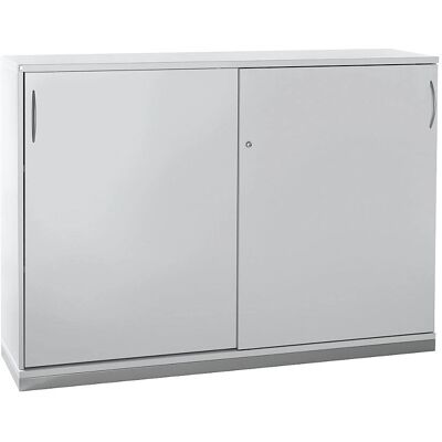 KaiserHaupt Hanna - Schiebetürenschrank, 2 Regale, Hellgrau - Schrank KaiserHaupt Hanna - Schiebetürenschrank, 2 Regale, Hellgrau - Schrank