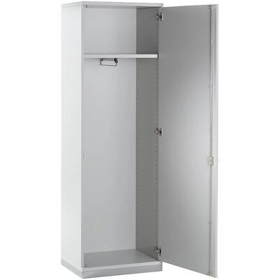 KaiserKraft LENA - Armadio guardaroba - Grigio chiaro - 1 ripiano, asta estensibile KaiserKraft LENA - Armadio guardaroba - Grigio chiaro - 1 ripiano, asta estensibile