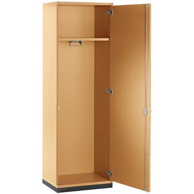 Kaiserkraft LENA Armadio - 1 Mensola, 1 Barre - Bianco/Noce Kaiserkraft LENA Armadio - 1 Mensola, 1 Barre - Bianco/Noce