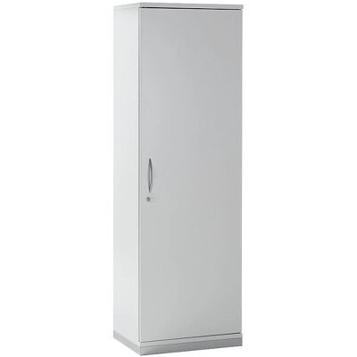 Gabinete de almacenamiento Kaiserkraft LENA - Con 4 estantes - Gris claro Gabinete de almacenamiento Kaiserkraft LENA - Con 4 estantes - Gris claro