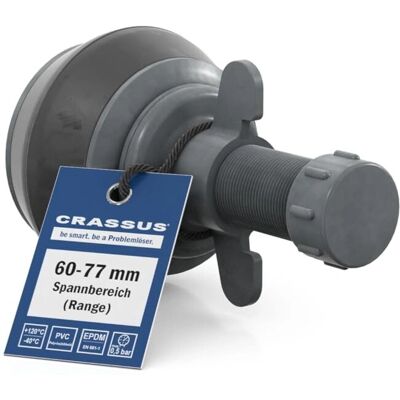 Crassus Rohrverschlussstopfen - 60-77mm - EPDM/PVC - Wasserdicht Crassus Rohrverschlussstopfen - 60-77mm - EPDM/PVC - Wasserdicht