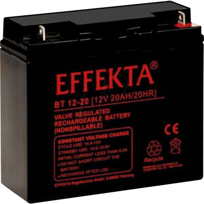 EFFEKTA BT 12-20 Bleibatterie AGM 12V 20Ah EFFEKTA BT 12-20 Bleibatterie AGM 12V 20Ah
