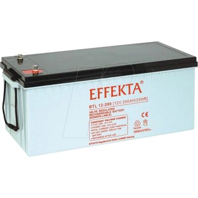 Effekta - BTL 12-200 - 12V - 200Ah - Batterie Effekta - BTL 12-200 - 12V - 200Ah - Batterie