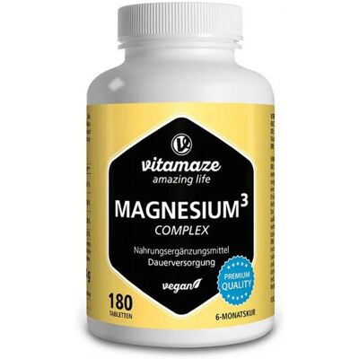 Vitamaze Multivitamines Magnésium³ - 180 Comprimés - Publicité Vitamaze Multivitamines Magnésium³ - 180 Comprimés - Publicité