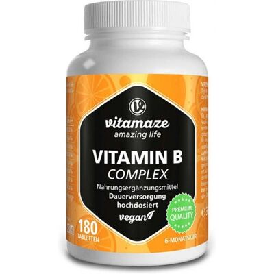 Vitamaze - Vitamin B Complex - hochdosiert - vegan Vitamaze - Vitamin B Complex - hochdosiert - vegan
