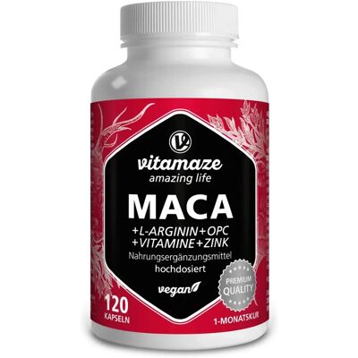 Vitamaze Maca 10:1 Hochdosierte Kapseln - Libidounterstützung Vitamaze Maca 10:1 Hochdosierte Kapseln - Libidounterstützung
