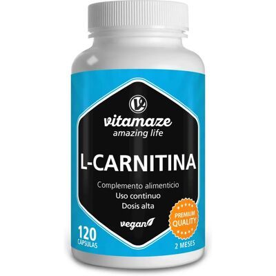 Vitamaze 680 mg Vegane L-Carnitin Kapseln - Nahrungsergänzung Vitamaze 680 mg Vegane L-Carnitin Kapseln - Nahrungsergänzung