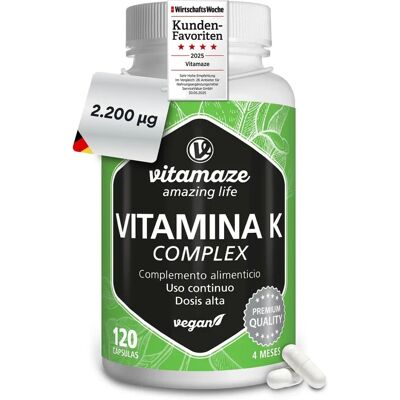 Vitamaze - K1+K2 Complex - Supplement Vitamaze - K1+K2 Complex - Supplement