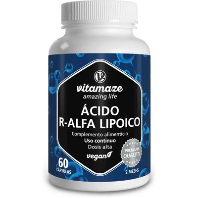 Vitamaze R-Alpha-Liponsäure 200 mg hochdosiert vegan Kaps. - Nahrungsergänzung Vitamaze R-Alpha-Liponsäure 200 mg hochdosiert vegan Kaps. - Nahrungsergänzung