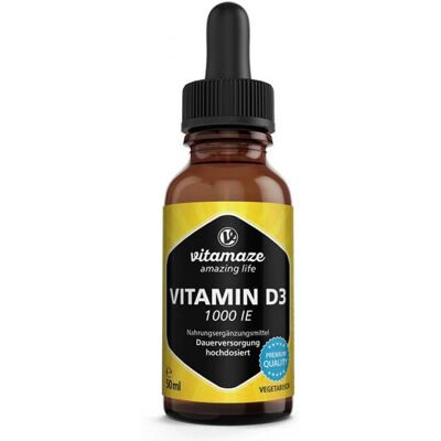 Vitamaze Gouttes de Vitamine D3 Haute Puissance - Multivitamin - Publicité Vitamaze Gouttes de Vitamine D3 Haute Puissance - Multivitamin - Publicité