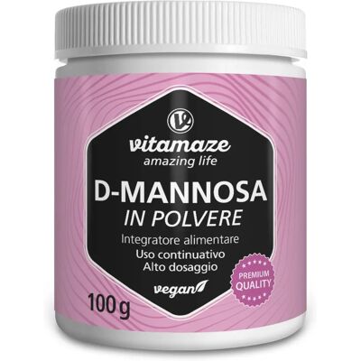 Polvere di D-mannosio Vegano - Integratore Alimentare Polvere di D-mannosio Vegano - Integratore Alimentare