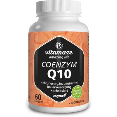 Vitamaze GmbH Coenzym Q10 200 mg Vegane Kapseln - Vitamine & Nahrungsergänzung Vitamaze GmbH Coenzym Q10 200 mg Vegane Kapseln - Vitamine & Nahrungsergänzung