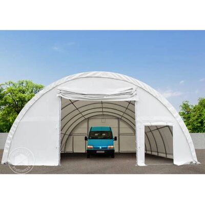 Toolport 9.15x20m 3.5x3.5m Storage Tent - Arched Waterproof Shed Toolport 9.15x20m 3.5x3.5m Storage Tent - Arched Waterproof Shed