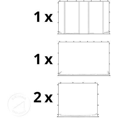 Toolport 4x6m PES 800 Pop Up Gazebo PROFESSIONAL Aluminium 50 mm - inkl. sidoväggar Toolport 4x6m PES 800 Pop Up Gazebo PROFESSIONAL Aluminium 50 mm - inkl. sidoväggar