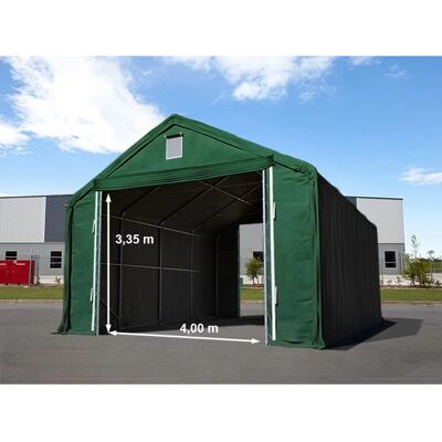 TOOLPORT 6x12m Dunkelgrüne Industrieplane mit Stützkonstruktion - Produktart TOOLPORT 6x12m Dunkelgrüne Industrieplane mit Stützkonstruktion - Produktart