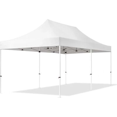 TOOLPORT Pavilhão Dobrável 3x6m Branco Poliéster de Alta Performance - Tenda dobrável TOOLPORT Pavilhão Dobrável 3x6m Branco Poliéster de Alta Performance - Tenda dobrável