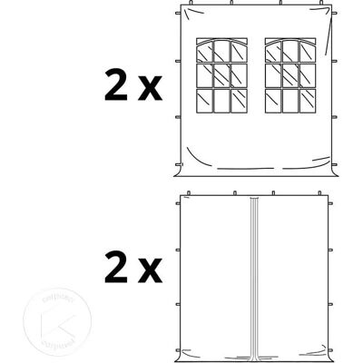 Pabellón plegable 3x3m PES 700 - Blanco - Eventos y Fiestas Pabellón plegable 3x3m PES 700 - Blanco - Eventos y Fiestas