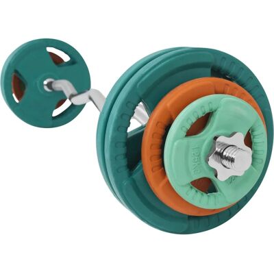Gorilla Sports 35kg Gummigrepp Viktset Gorilla Sports 35kg Gummigrepp Viktset