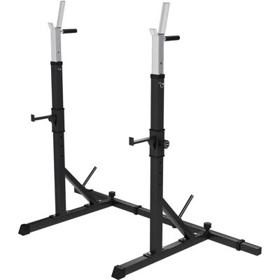 Gorilla Sports Justerbar Multiposition Rack - Stångstativ - Vuxna - Svart Gorilla Sports Justerbar Multiposition Rack - Stångstativ - Vuxna - Svart
