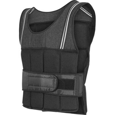 Gorilla Sports Viktväst - Justerbar, Reflekterande, 10/18kg Gorilla Sports Viktväst - Justerbar, Reflekterande, 10/18kg
