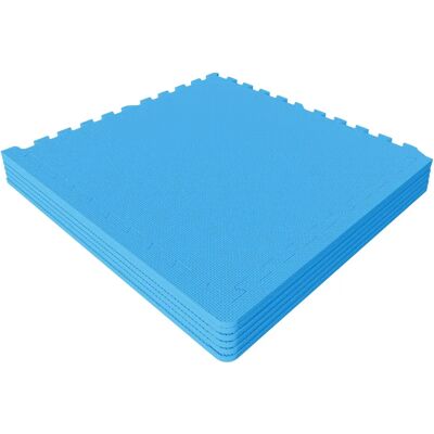 Gorilla Sports Lot de 6 Tapis d'Entraînement en EVA Bleu - Tapis d'Entraînement - Publicité Gorilla Sports Lot de 6 Tapis d'Entraînement en EVA Bleu - Tapis d'Entraînement - Publicité