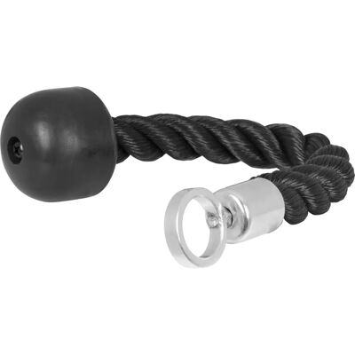Gorilla Sports Svart Triceps Repsnöre - 30cm Kabeltillbehör Gorilla Sports Svart Triceps Repsnöre - 30cm Kabeltillbehör