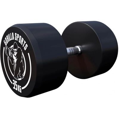 Gorilla Sports Regulowane hantle - 2,5-40kg - Czarny Gorilla Sports Regulowane hantle - 2,5-40kg - Czarny