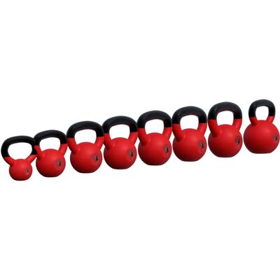 Gorilla Sports Kettlebell Set - 144kg, Flera Storlekar Gorilla Sports Kettlebell Set - 144kg, Flera Storlekar