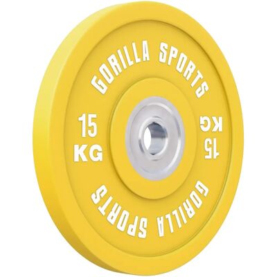 Gorilla Sports Olympiska Viktskivor 50mm, 5-25kg, Färgglada - Träningsutrustning Gorilla Sports Olympiska Viktskivor 50mm, 5-25kg, Färgglada - Träningsutrustning