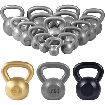 Gorilla Sports Kettlebell Massive IRON - 2-32kg Gorilla Sports Kettlebell Massive IRON - 2-32kg