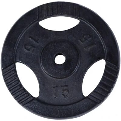 Gorilla Sports Viktskivor TRIGRIP Black 0,5-20kg - weight plates Gorilla Sports Viktskivor TRIGRIP Black 0,5-20kg - weight plates