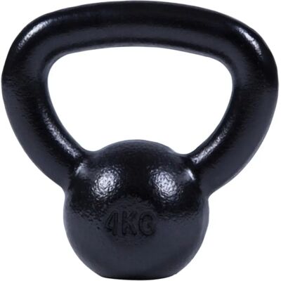 Gorilla Sports Gorilla Sports Kettlebell Massive BLACK - 4-32kg Gorilla Sports Gorilla Sports Kettlebell Massive BLACK - 4-32kg