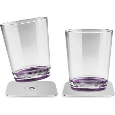 Silwy Magnetische Kunststoffbecher 2er-Pack Verry Berry Silwy Magnetische Kunststoffbecher 2er-Pack Verry Berry