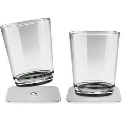 Silwy Grå Magnetiske Glass Sett av 2 - Drikkeglass Silwy Grå Magnetiske Glass Sett av 2 - Drikkeglass