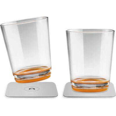 Silwy Orange Magnetische Trinkgläser - 2er Set Silwy Orange Magnetische Trinkgläser - 2er Set