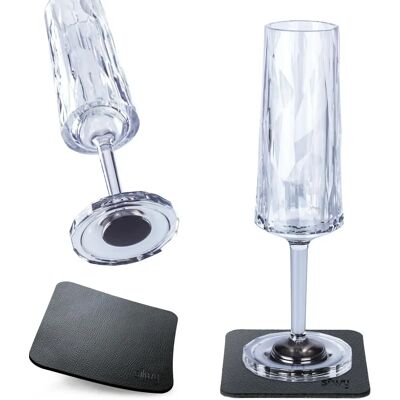 Silwy Magnetiske Champagneglass - 2 stk 150ml Silwy Magnetiske Champagneglass - 2 stk 150ml