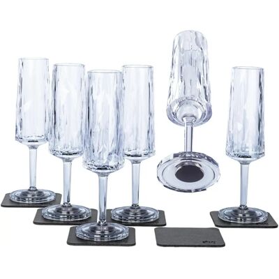 Silwy Modell KO-CH-C-6 Magnetisches Champagnerglas 150ml - Champagnerglas Silwy Modell KO-CH-C-6 Magnetisches Champagnerglas 150ml - Champagnerglas