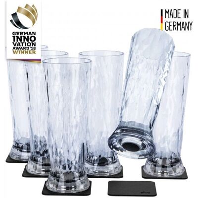 Silwy KO-BE-C-6 Haltbares Transparentes Bierglas - Typ Silwy KO-BE-C-6 Haltbares Transparentes Bierglas - Typ