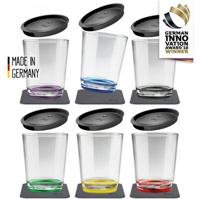 Silwy S025-0700-6-D Magnet-Kunststoff Becher Set - Trinkbecher Silwy S025-0700-6-D Magnet-Kunststoff Becher Set - Trinkbecher