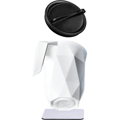 Silwy Hvitt magnetisk kaffekopp med lokk - 300ml Silwy Hvitt magnetisk kaffekopp med lokk - 300ml